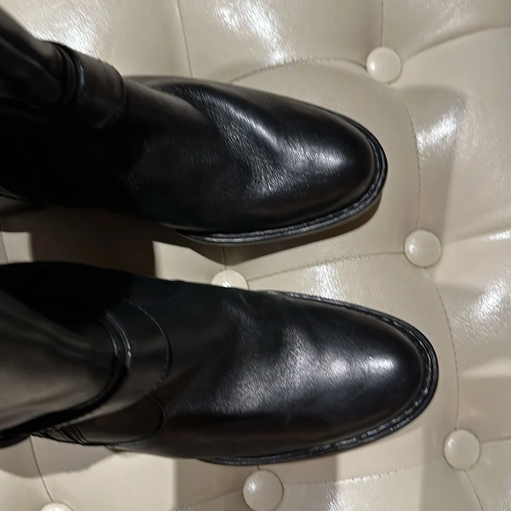 NEW Crown by Born genuine leather over knee boots